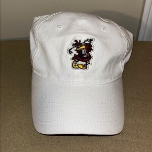 White South Carolina Gamecocks Swinging Cocky Golf Mascot Under Armour Cap